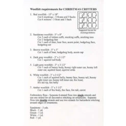 Christmas Critters Ornaments Kit -Clover Outlet Store christmas critters ornaments kit k0919 rachels of greenfield rachel pellman 96132e