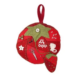 Crazy Quilt Tomato Pincushion Ornament Kit