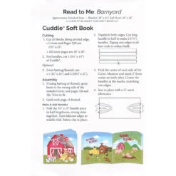 Cuddle® Kit - Read To Me Barnyard -Clover Outlet Store cuddle kit read to me barnyard ckreadtomebarnyard shannon fabrics 8655f8