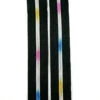 Emmaline #5 Zippers-by-the-Yard - Black With Rainbow