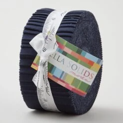 Bella Solids Navy Jelly Roll
