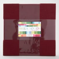Bella Solids Burgundy Junior Layer Cake