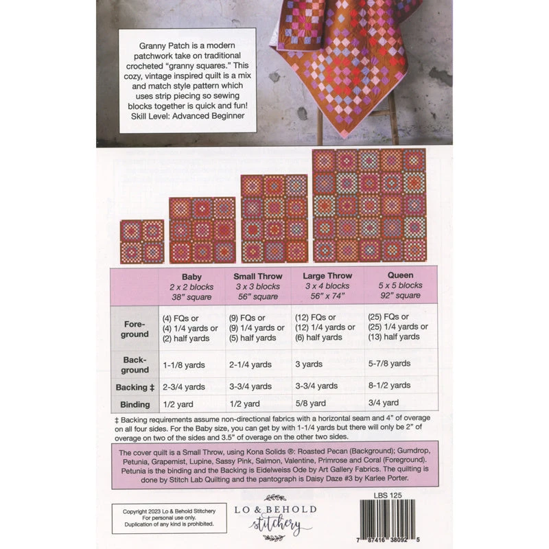 Granny Patch Quilt Pattern 2 Granny Patch Quilt Pattern - Image 2