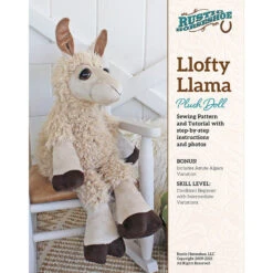 Llofty Llama And Astute Alpaca Plush Doll Pattern