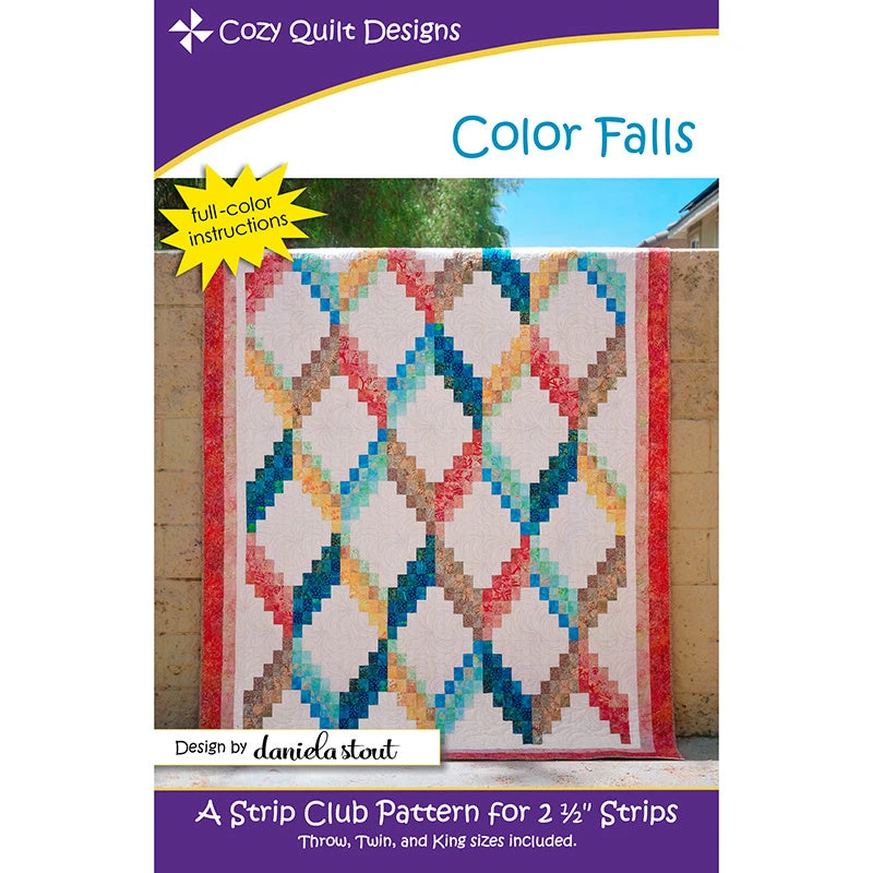 Color Falls Quilt Pattern 1 Color Falls Quilt Pattern