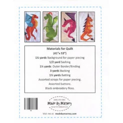 Clover Outlet Store -Clover Outlet Store dragon quilt pattern 49 made by marney mary hertel 8629b2
