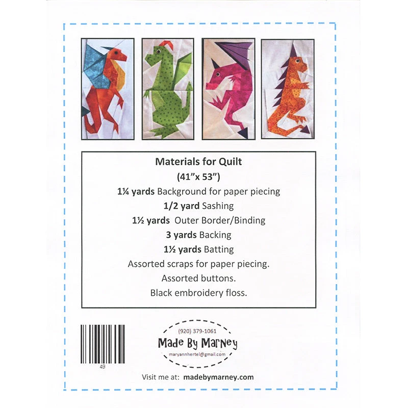 Dragon Quilt Pattern 2 Dragon Quilt Pattern - Image 2