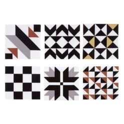 Missouri Star Iron-on Patchwork Quilt Blocks - 5" X 5" Neutral 20pk