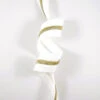 Emmaline #5 Zippers-by-the-Yard - White With Gold