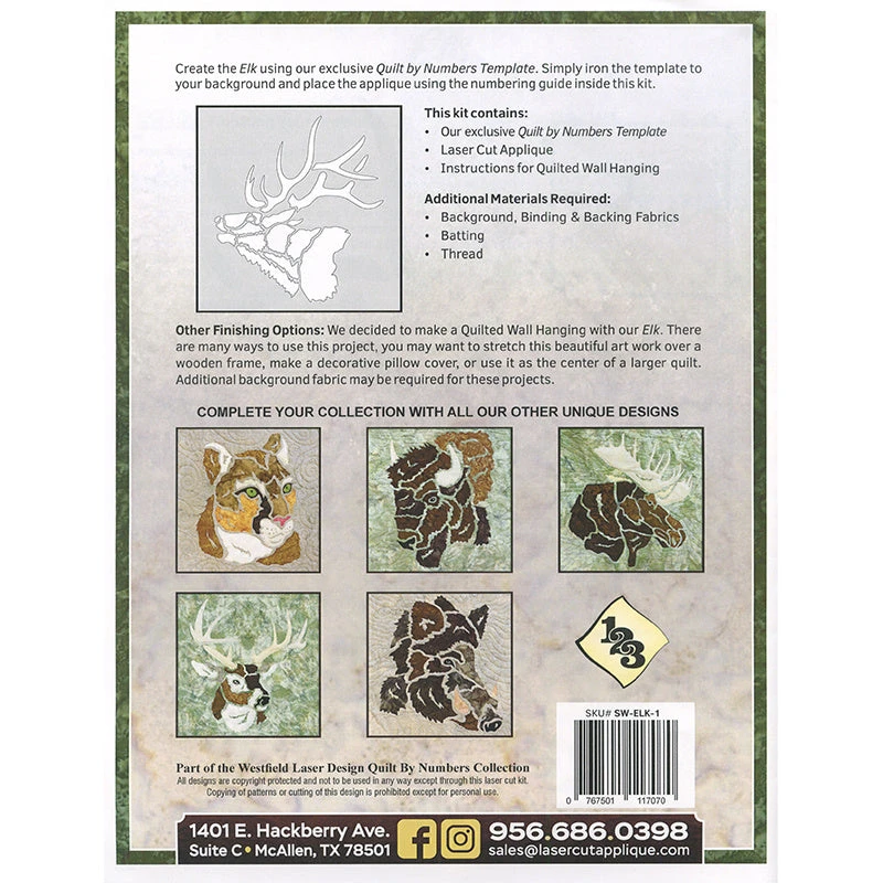 Elk SewWild Laser Cut Kit 4 Elk SewWild Laser Cut Kit - Image 4