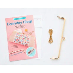 Everyday Clasp Wallet Kit -Clover Outlet Store everyday clasp wallet kit zw2637 zakka workshop zakka workshop 05c0f7