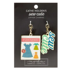 Sew Cute Zipper Pulls - Pattern And Sew Cute -Clover Outlet Store f444baa6 afd6 3218 be4c b6bb035dd696