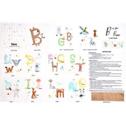 Cuddle® Prints - B Is For Bear Multi Book Panel