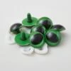Plastic Slit Pupil Safety Eyes - 30mm Green - 4 Pairs