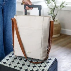 Misty Backpack Shoulder Bag Kit - Bone Faux Waxed Canvas -Clover Outlet Store fbb768d1 5e42 33b9 9f22 8dc77eceab11