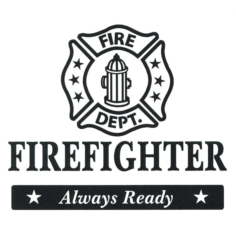 Firefighter Laser Silhouette Precut Fused Appliqué Pack - Image 2