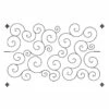 Full Line Stencil - Swirls & Curls Stencil