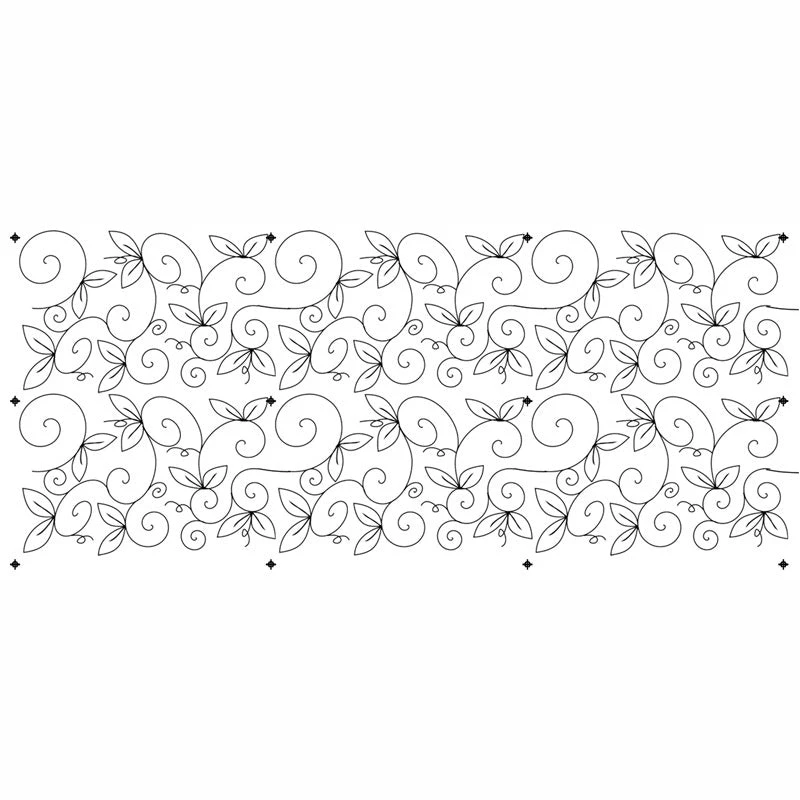 Full Line Stencil - Whimsical Garden 2 Full Line Stencil - Whimsical Garden - Image 2