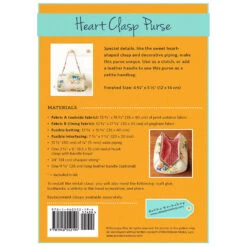 Heart Clasp Purse Kit -Clover Outlet Store heart clasp purse kit zw2194 zakka workshop zakka workshop 157d47