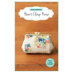 Heart Clasp Purse Kit -Clover Outlet Store heart clasp purse kit zw2194 zakka workshop zakka workshop 15d378