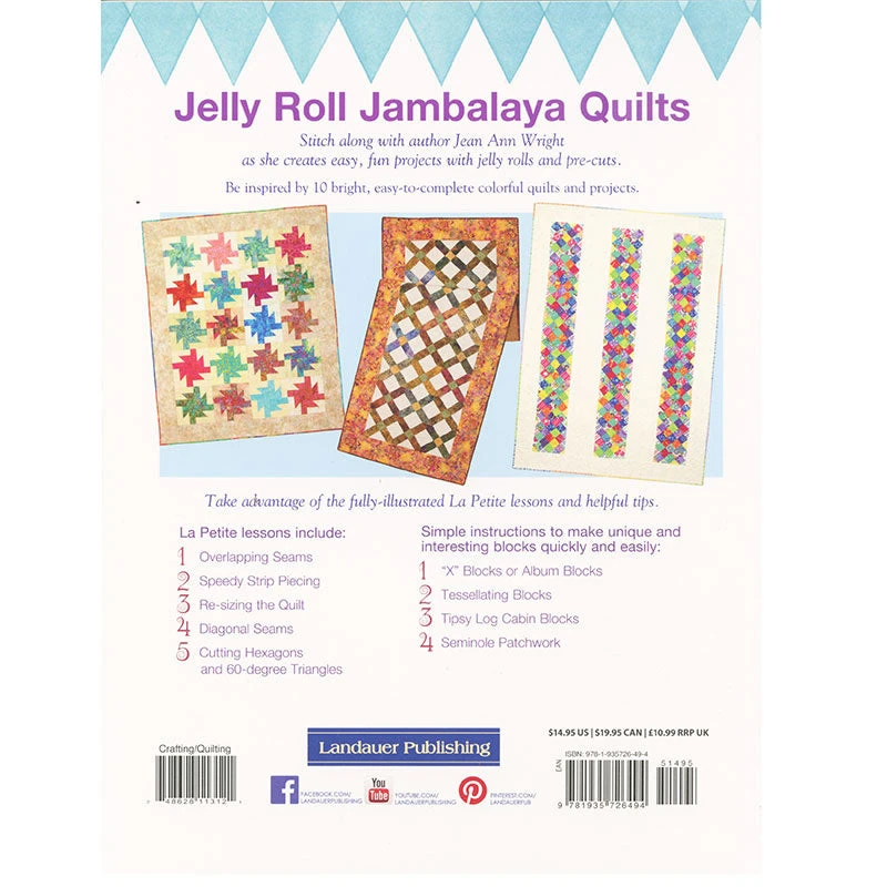 Jelly Roll Jambalaya Quilts Book 2 Jelly Roll Jambalaya Quilts Book - Image 2