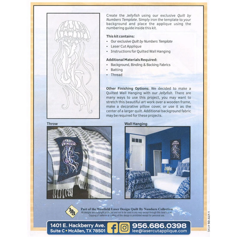 Jellyfish Sewquatic Laser Cut Kit 4 Jellyfish Sewquatic Laser Cut Kit - Image 4