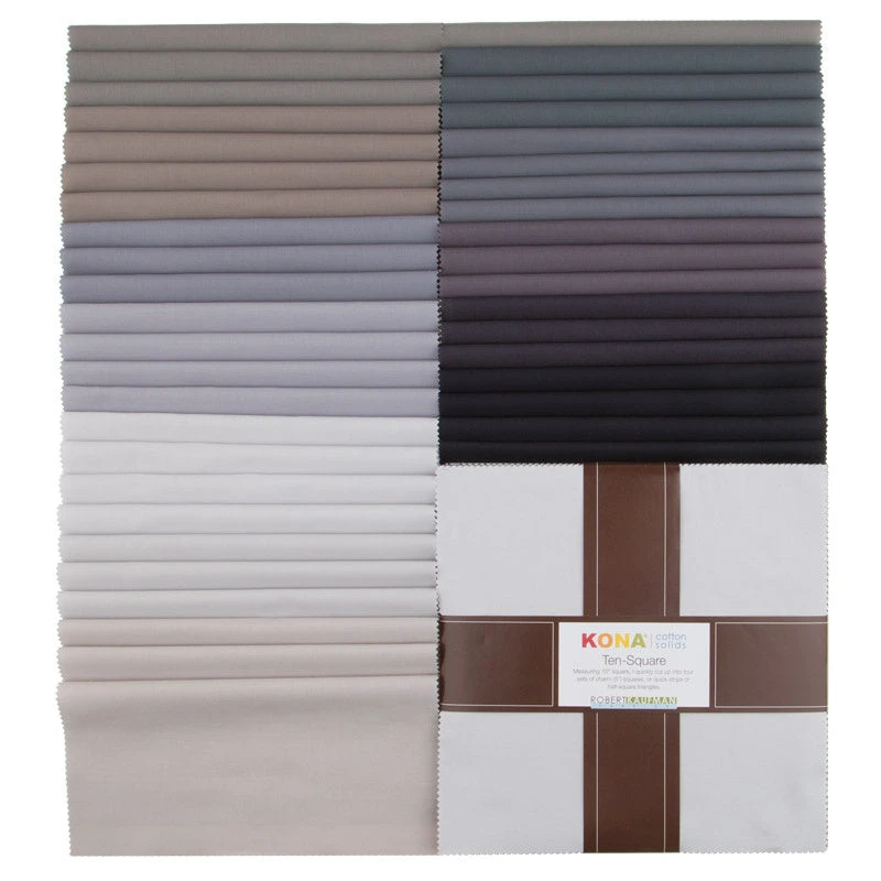 Kona Cotton - Gray Area Ten Squares 1 Kona Cotton - Gray Area Ten Squares