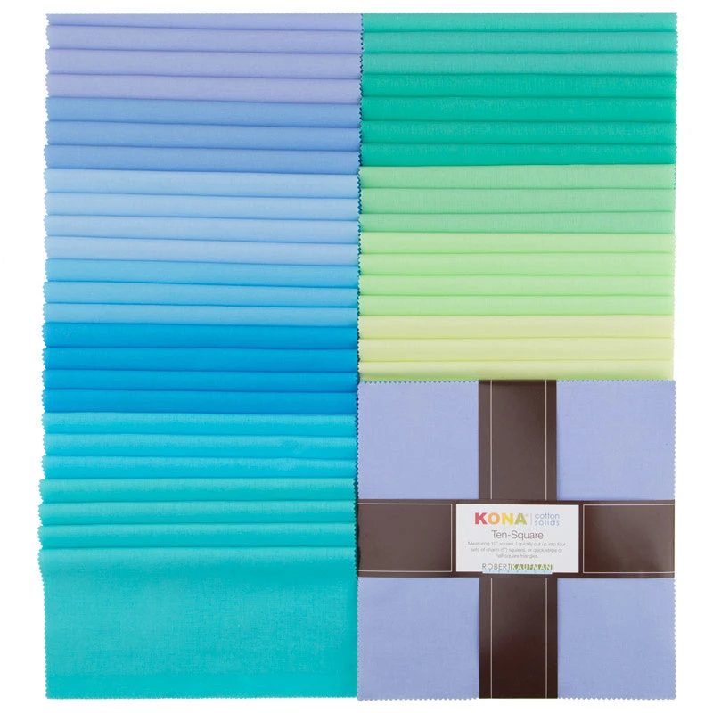 Kona Cotton - Mermaid Shores Palette Ten Squares
