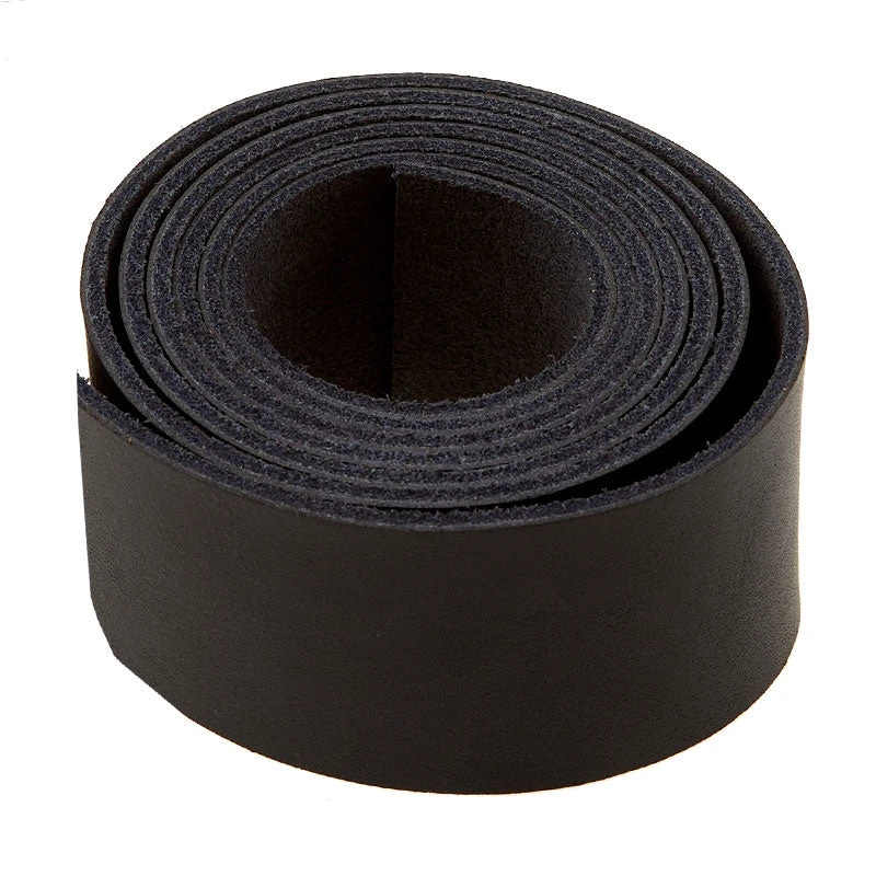 Leather Bag Strap - 1 1/4" Black 1 Leather Bag Strap - 1 1/4" Black