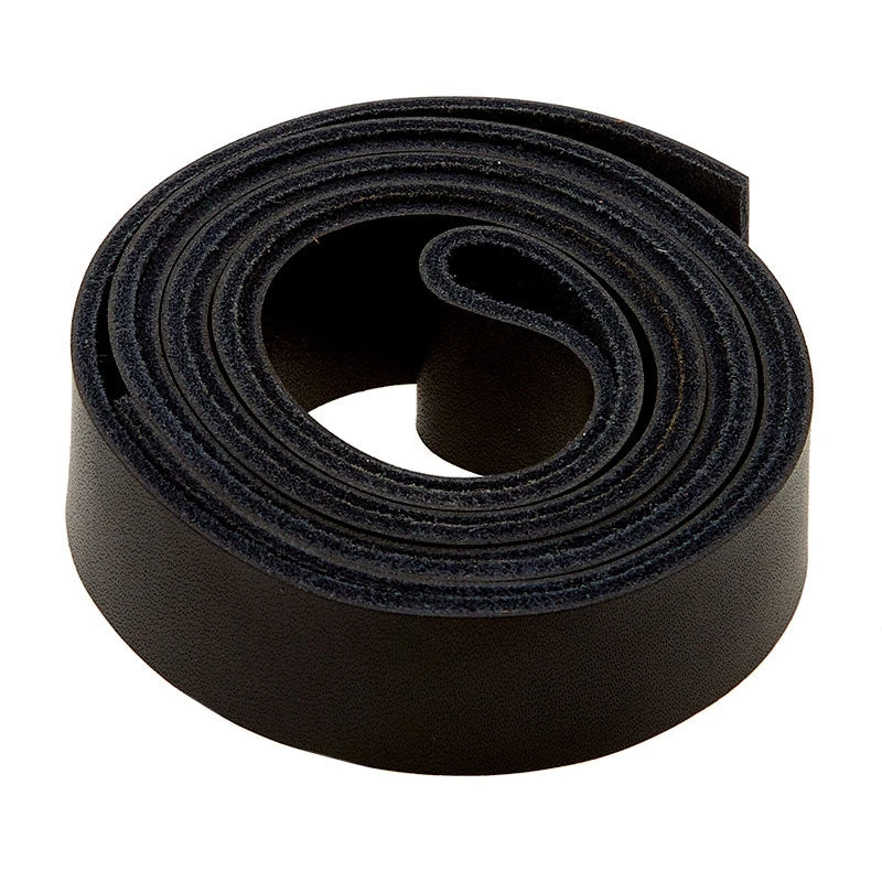 Leather Bag Strap - 3/4" Black 1 Leather Bag Strap - 3/4" Black