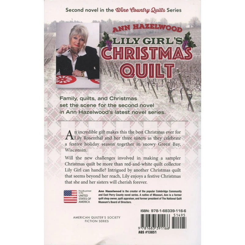 Lily Girl's Christmas Quilt - Wine Country Quilts Series Book 2 - Image 2
