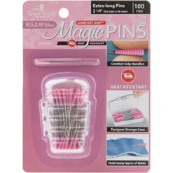 Magic Pins™ Extra Long Pins - 100 Count -Clover Outlet Store magic pins extra long pins 100 count 219553 taylor seville originals ghi inc taylor seville 42e290 b62fcdef 6c1a 4052 8ec8 63efd996de0e