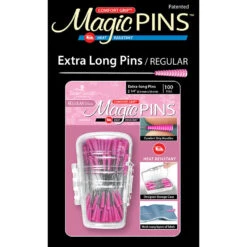 Magic Pins™ Extra Long Pins - 100 Count -Clover Outlet Store magic pins extra long pins 100 count 219553 taylor seville originals ghi inc taylor seville 42ed3d