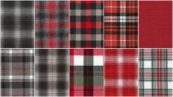Mammoth Flannel - Red Colorstory Ten Squares -Clover Outlet Store mammoth flannel red colorstory ten squares ten 676 42 robert kaufman studio rk 153c0b