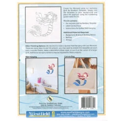 Mermaid Sewquatic Jr Precut Fused Appliqué Pack -Clover Outlet Store mermaid sewquatic jr precut fused appliqu pack sj memd 1 westfield laser design co 83aa19