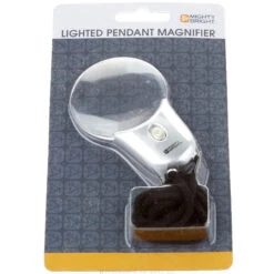 Mighty Bright Lighted Pendant Magnifier - Silver