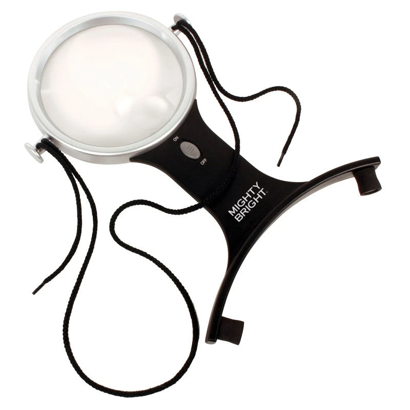 Mighty Bright® Lighted 4" Hands-free Magnifier 1 Mighty Bright® Lighted 4" Hands-free Magnifier