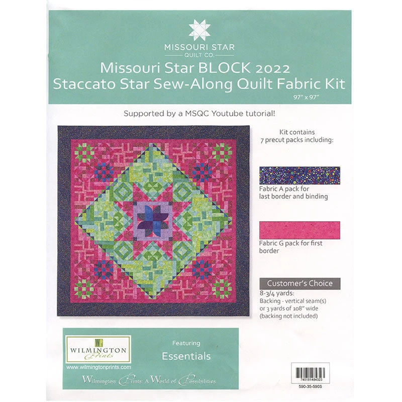 Missouri Star BLOCK 2022 Staccato Star Quilt Sew-Along Fabric Kit - Image 3