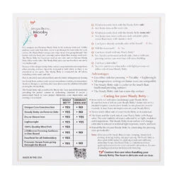 Missouri Star Wooly Betty Board - 13.5" X 13.5" Gold Border -Clover Outlet Store missouri star wooly betty board 135 x 135 gold border msqcwb13 missouri star quilt co missouri star quilt co 28f14e