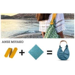 Miyako 19.5" Bag Handle - Canard Blue -Clover Outlet Store miyako bag handle canard blue myam17 miyako 23386a