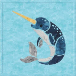 Narwhal Sewquatic Jr Precut Fused Appliqué Pack