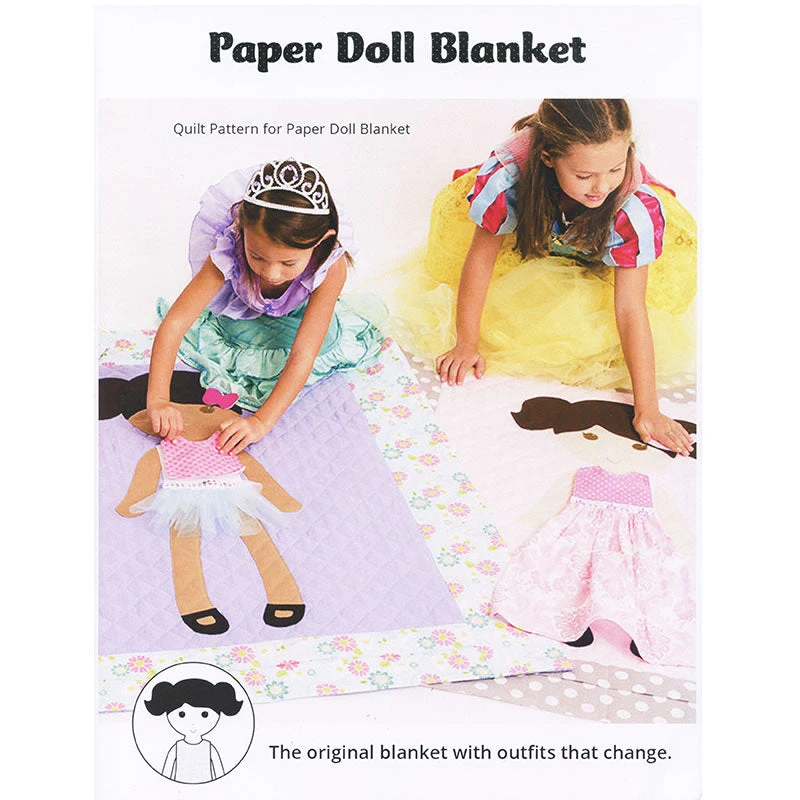 Paper Doll Blanket Pattern - Girl 1 Paper Doll Blanket Pattern - Girl