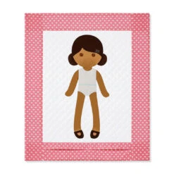 Paper Doll Blanket Pattern - Girl 7 Paper Doll Blanket Pattern - Girl -Clover Outlet Store paper doll blanket pattern girl pdb211 paper doll blanket 62b8c8