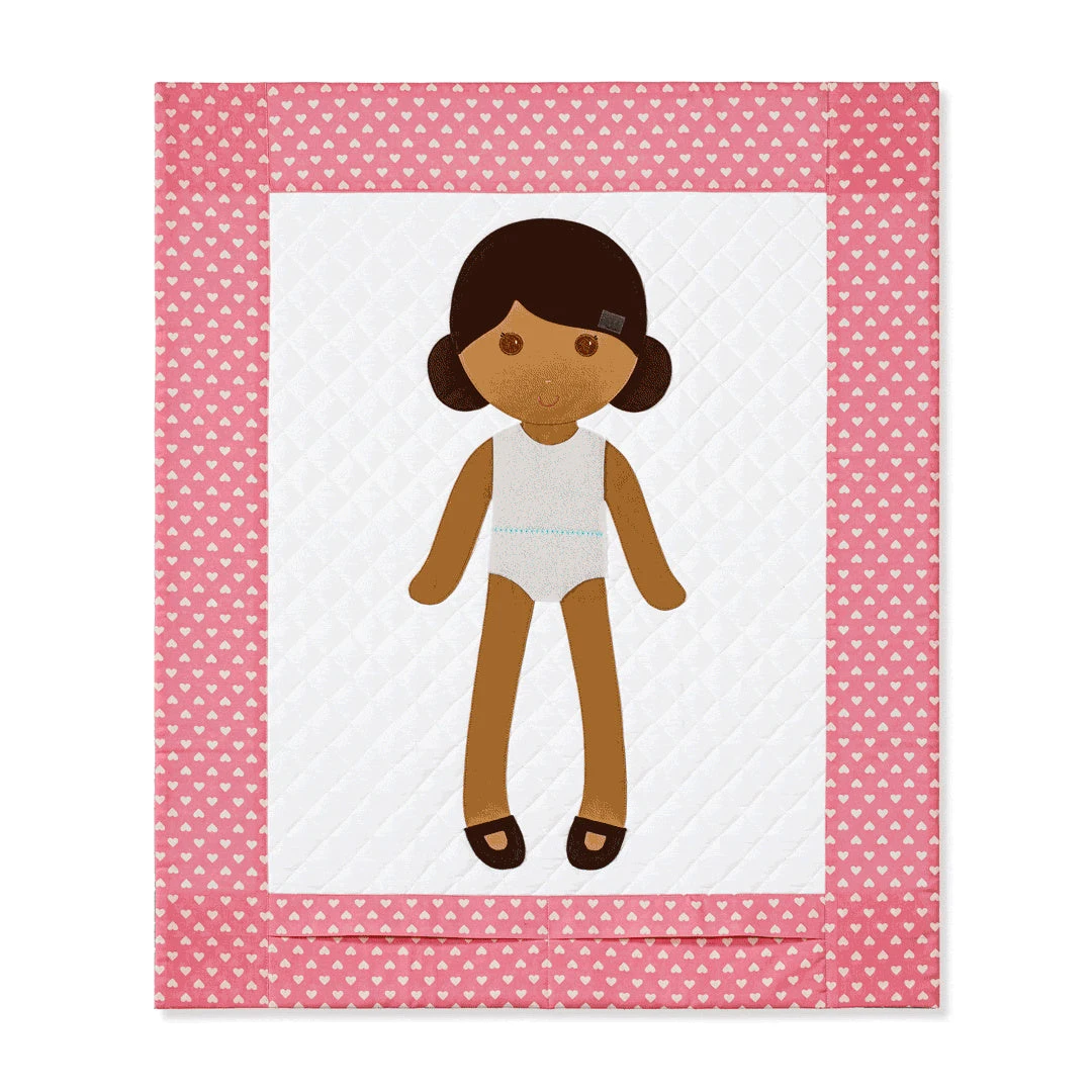 Paper Doll Blanket Pattern - Girl 4 Paper Doll Blanket Pattern - Girl - Image 4