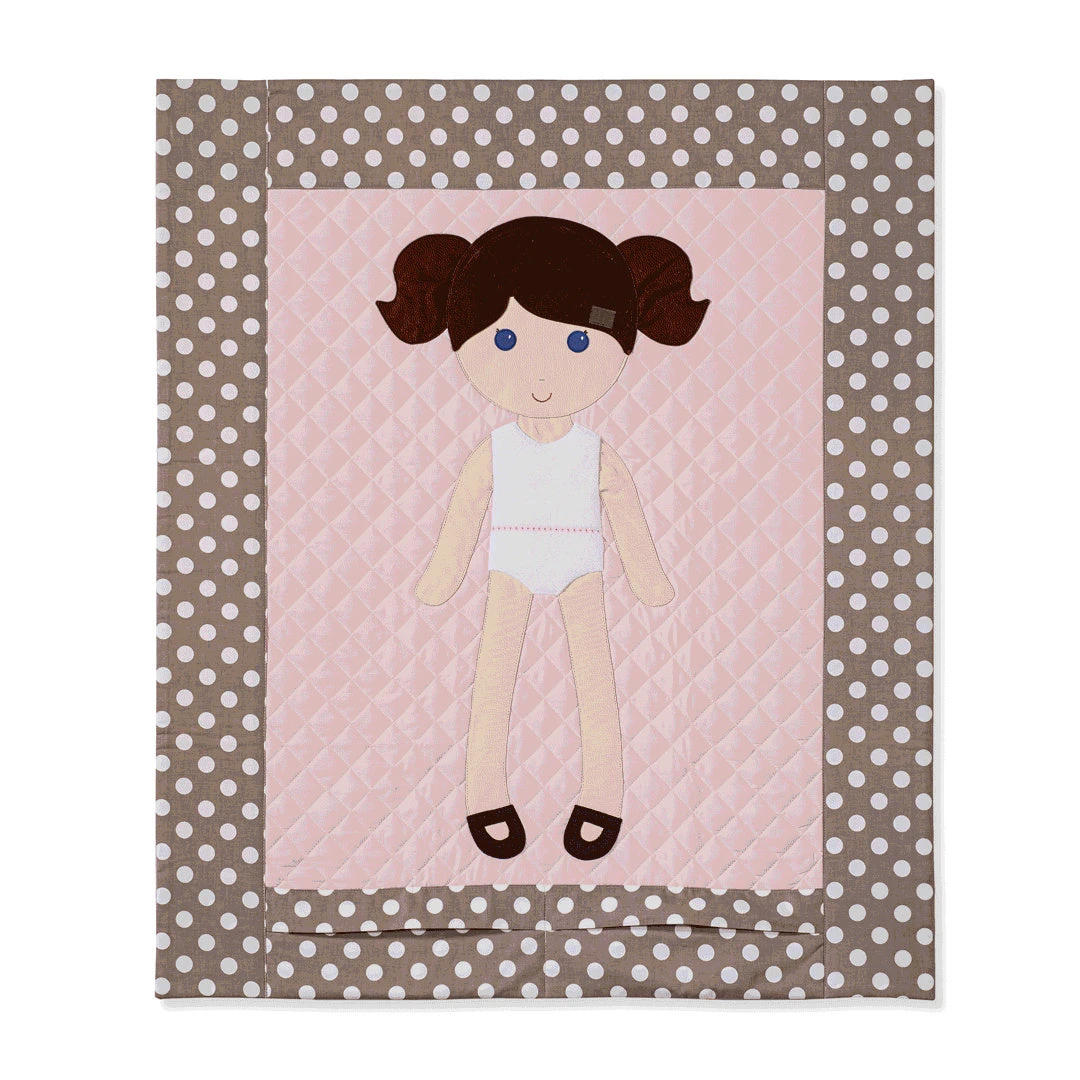 Paper Doll Blanket Pattern - Girl 3 Paper Doll Blanket Pattern - Girl - Image 3