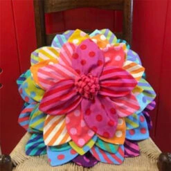 Petal Pop Zinnia Pillow Pattern -Clover Outlet Store petal pop zinnia pillow pattern sbq01 sugar bee quilts 1824c6