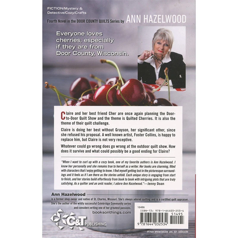 Quilted Cherries Book - Door County Quilts Series Book 4 - Image 2