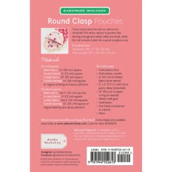 Round Clasp Pouches Kit 9 Round Clasp Pouches Kit -Clover Outlet Store round clasp pouches kit zw2613 zakka workshop zakka workshop 873df3