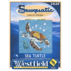Sea Turtle Sewquatic Laser Cut Kit -Clover Outlet Store sea turtle sewquatic laser cut kit sq strt 1 westfield laser design co westfield laser design 15af2b