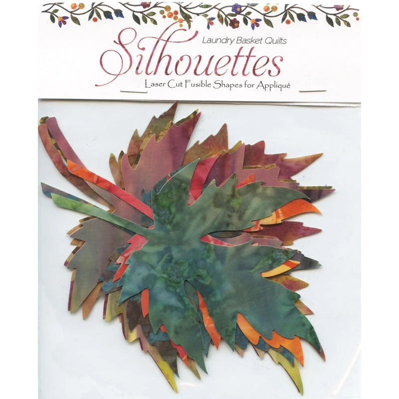 Silhouettes Laser Cut Fusible Appliqué Shapes - Maple Leaves